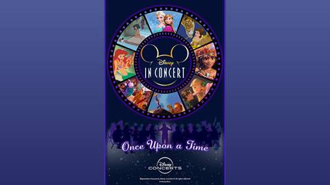 Promotional piece for Disney in Concert: Once Upon a Time concert at Deer Valely Resort.