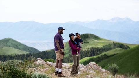Family Hiking at Deer Valley