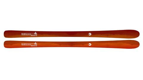 Orange Wagner Custom Deer Valley skis