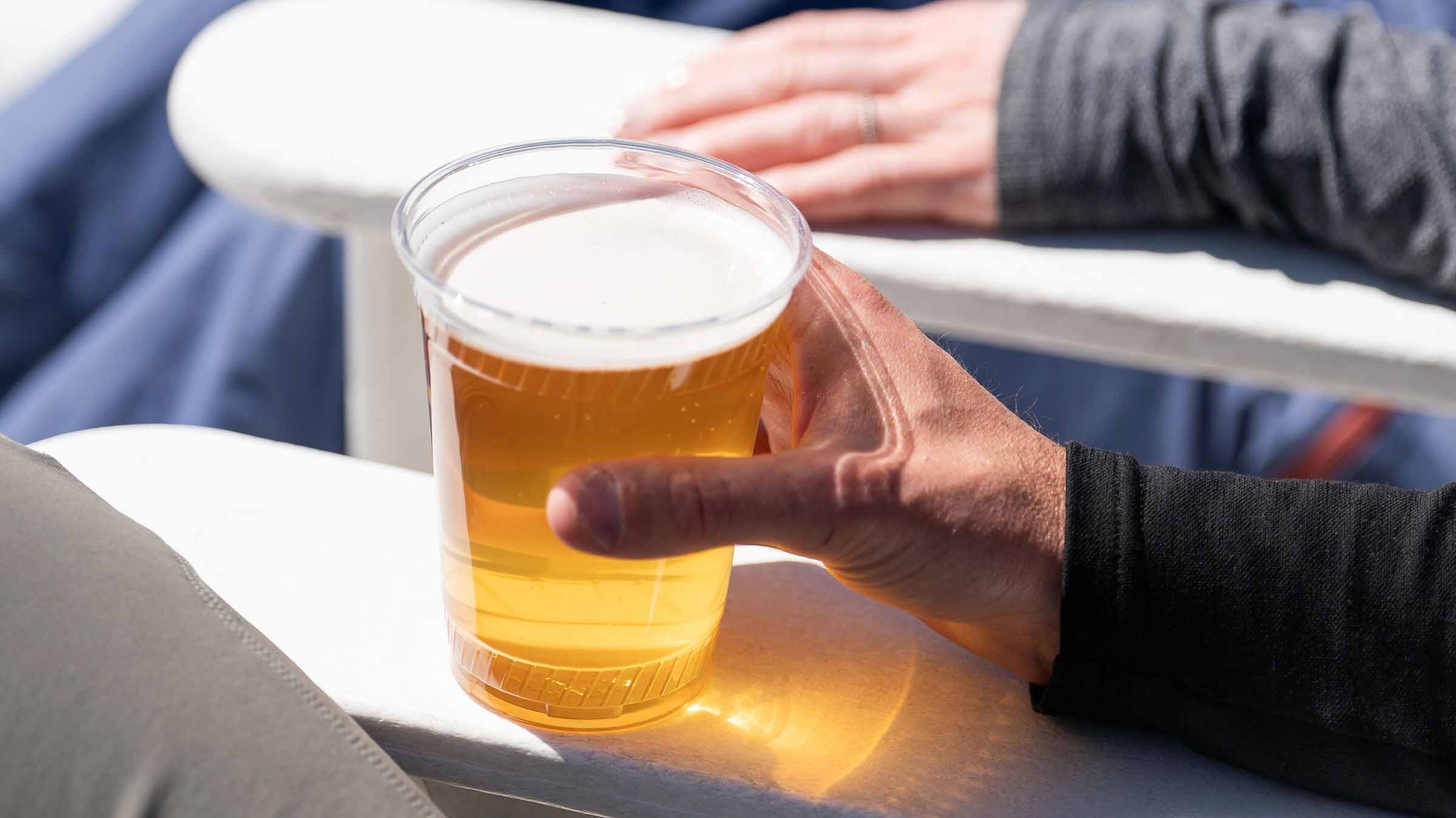 Man Holding Beer