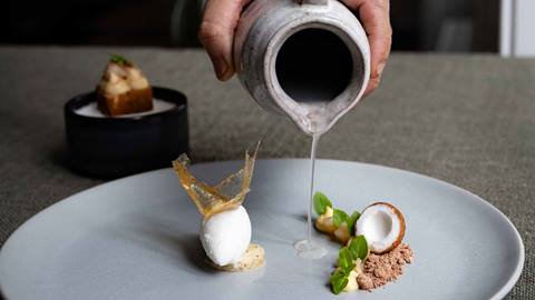 Chef Diego Briones dish