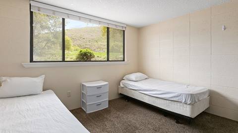Image of bedroom in Snow Country employee housing.