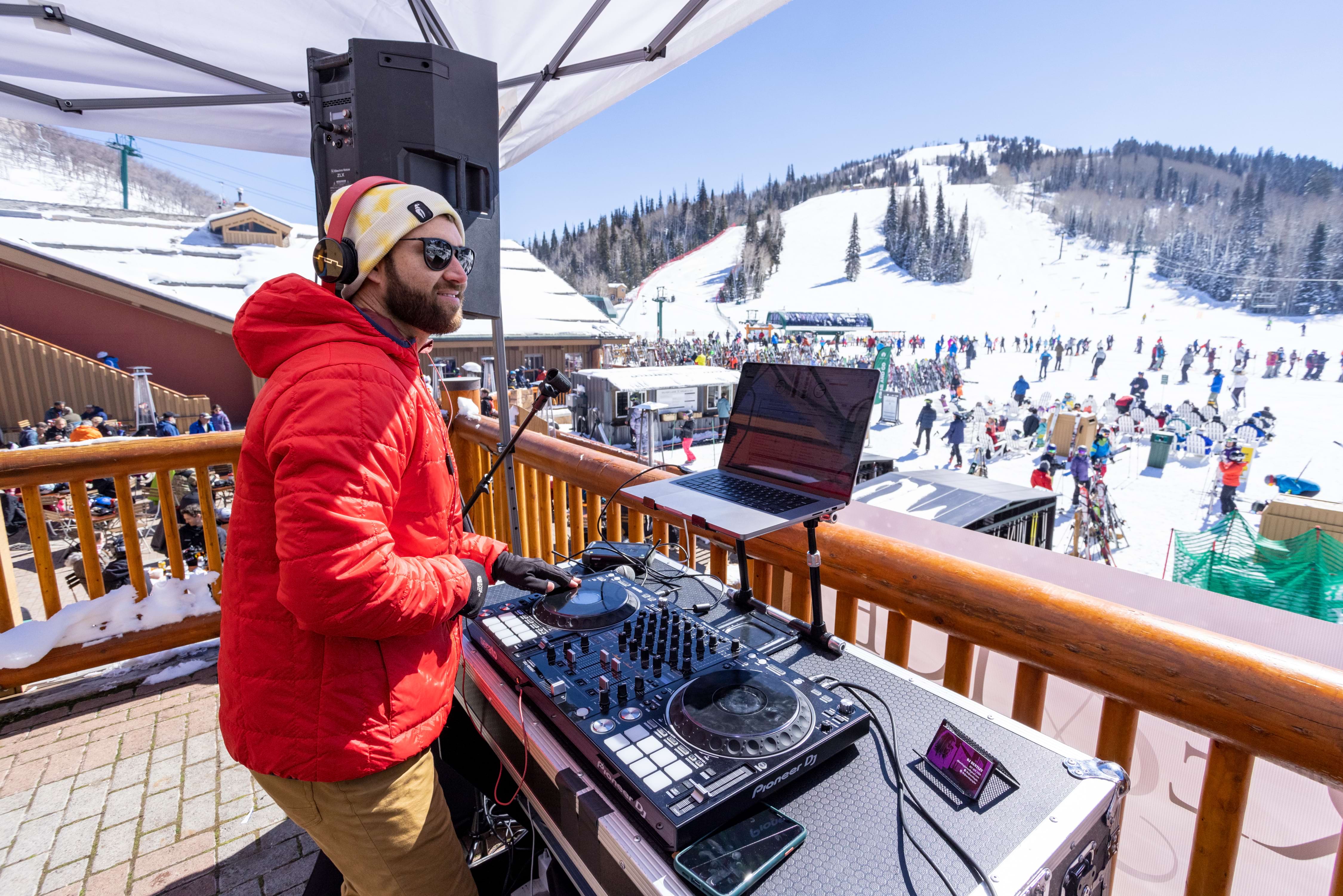 DJ at Deer Valley in Park City, Utah