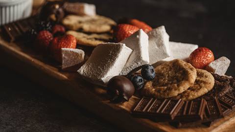 Fruit and dessert charcuterie board