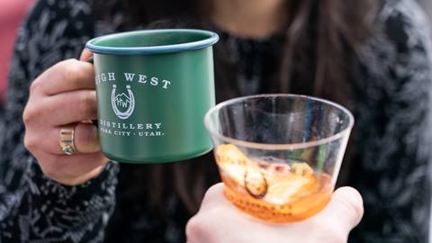 High West whiskey glasses