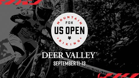 Event graphic for Fox US Open of Mountain Biking event at Deer Valley on September 11-13