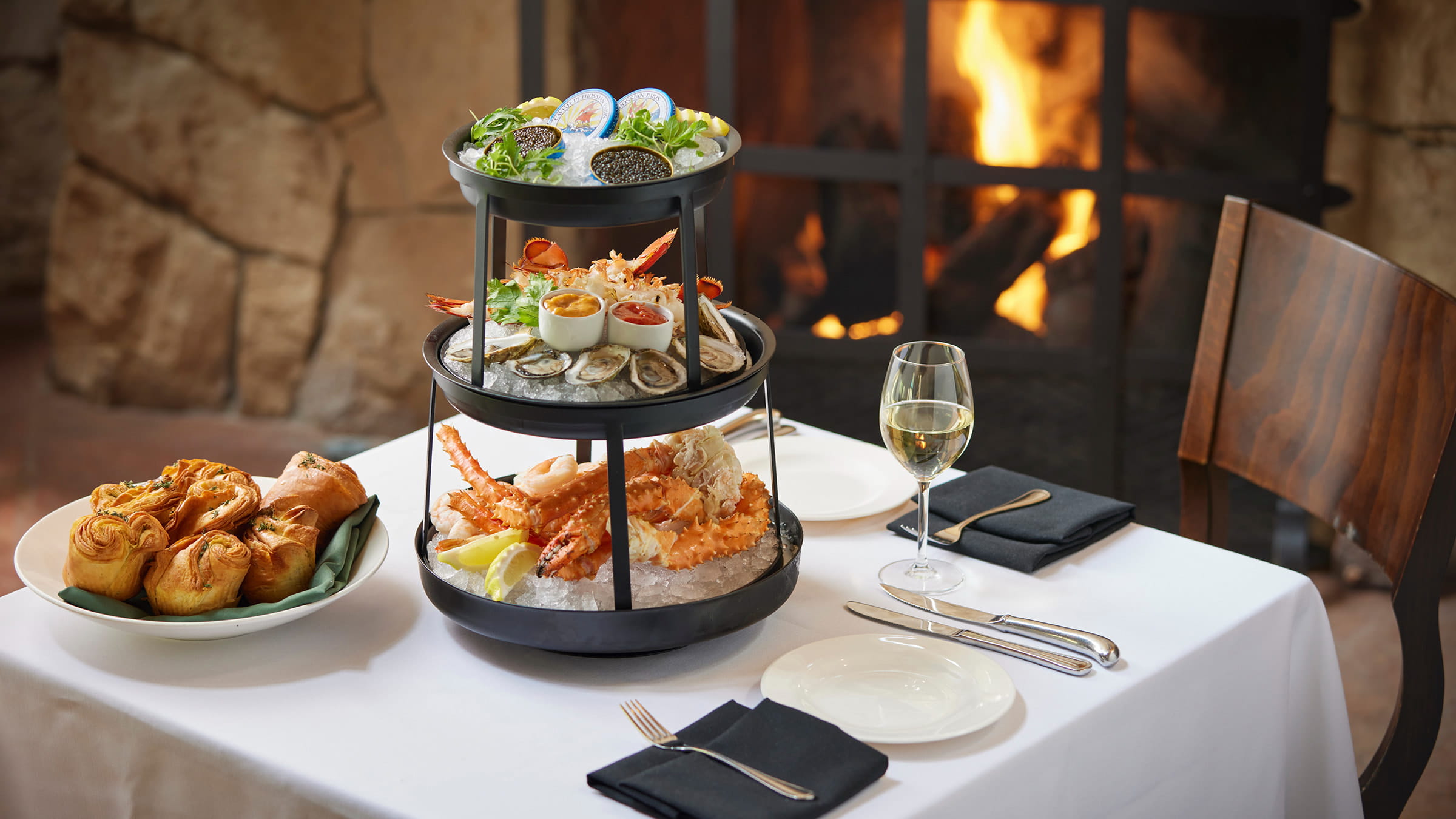 Seafood tower