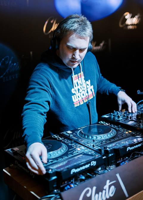 DJ Nevermore performing at Chute Eleven at Deer Valley Resort in Park City Utah