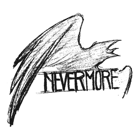 DJ Nevermore logo black