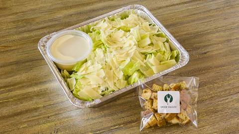 Caeser salad carry-out kit.