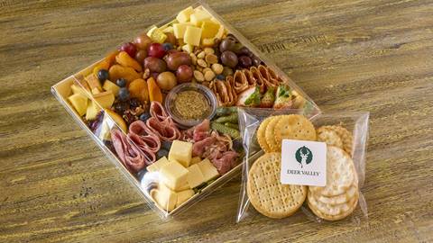 Charcuterie board carry-out kit.