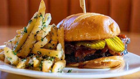 Burger and Fries
