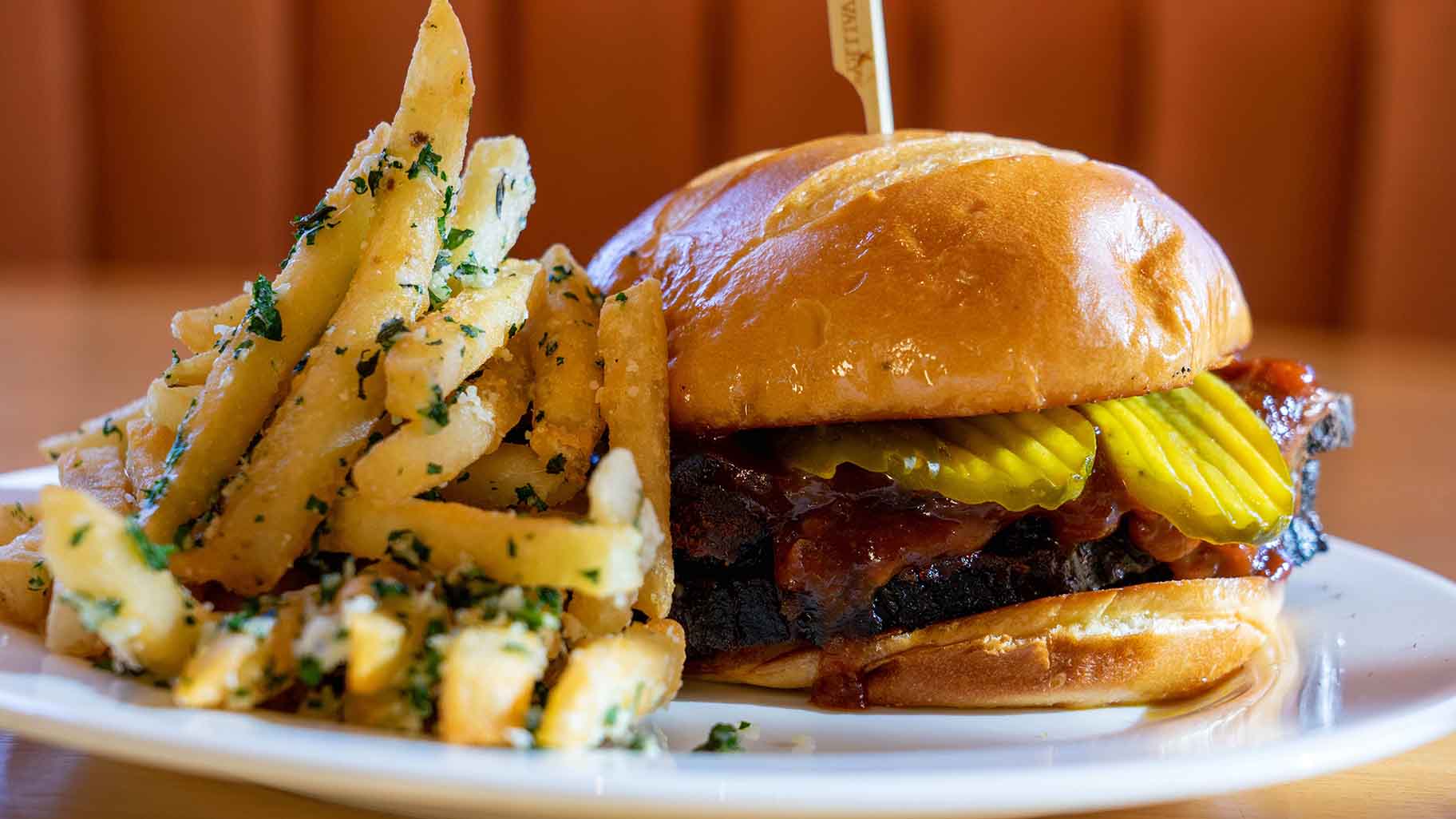 Burger and Fries