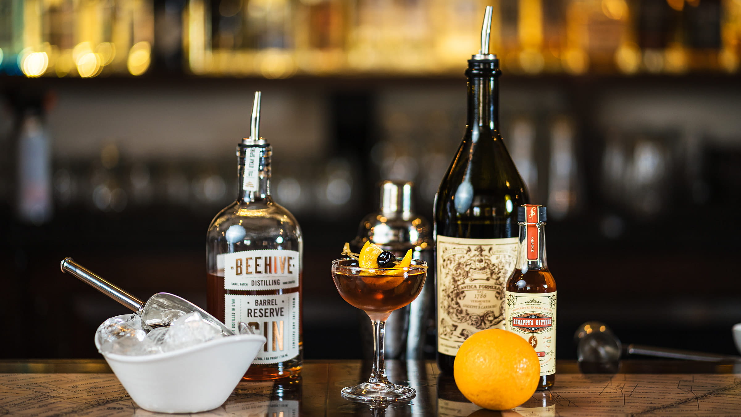 An alcoholic beverages served at the Brass Tag.