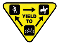 Summer Safety Yield Sign
