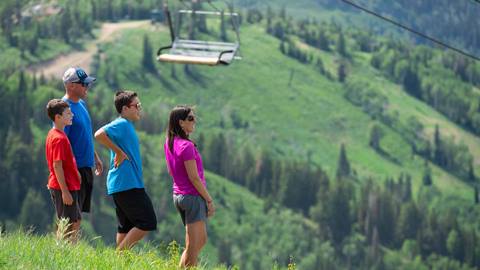Family Hiking at Deer Valley