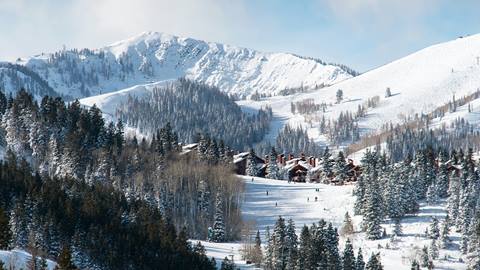 Deer Valley Resort winter scenic photo.
