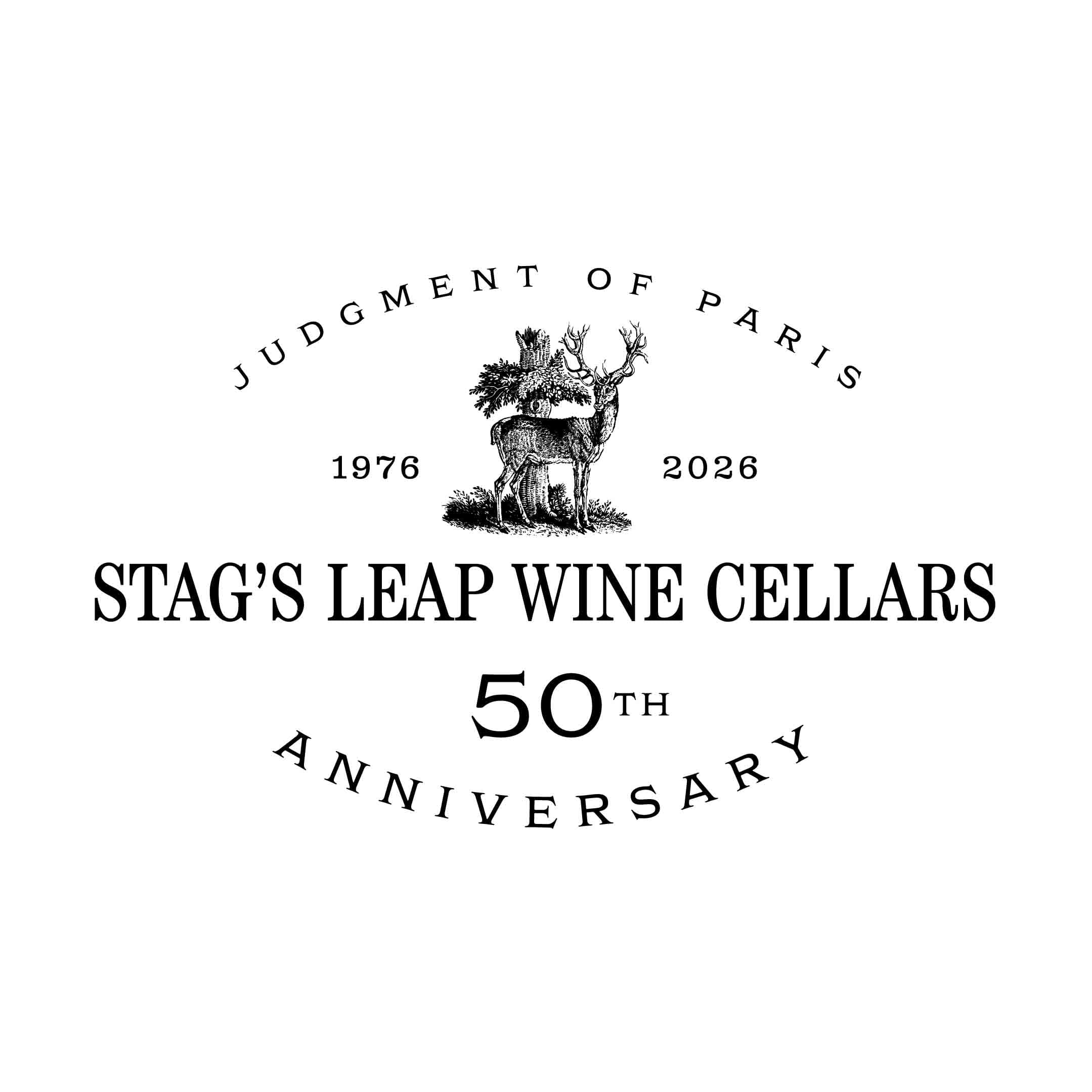 Stag's Leap Wine Cellars Judgement of Paris 50th Anniversary logo