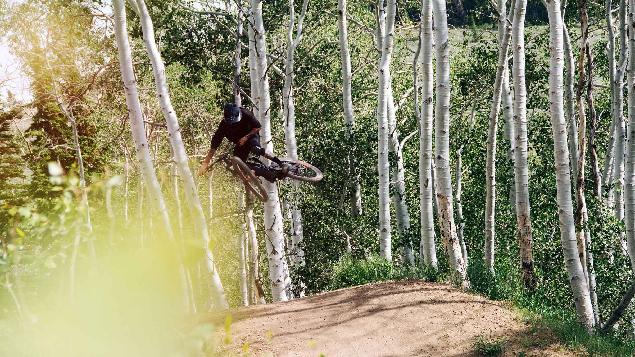 Man Mountain Biking at Deer Valley