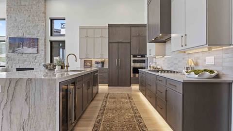 Gourmet kitchen at Deer Valley's luxury lodging property, Amanti Lago 11427