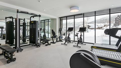 Argent at Empire Pass common area fitness center