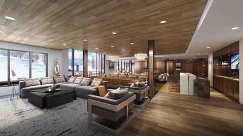 Argent Lodge Main Hall Lounge Rendering