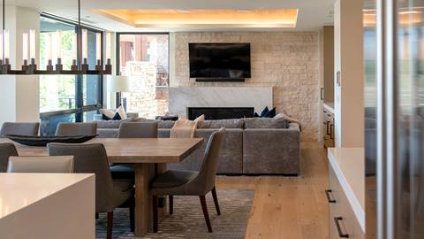 Image of living room in private residence.