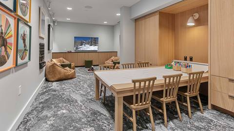 Kid's room at Founders Place in Deer Valley.