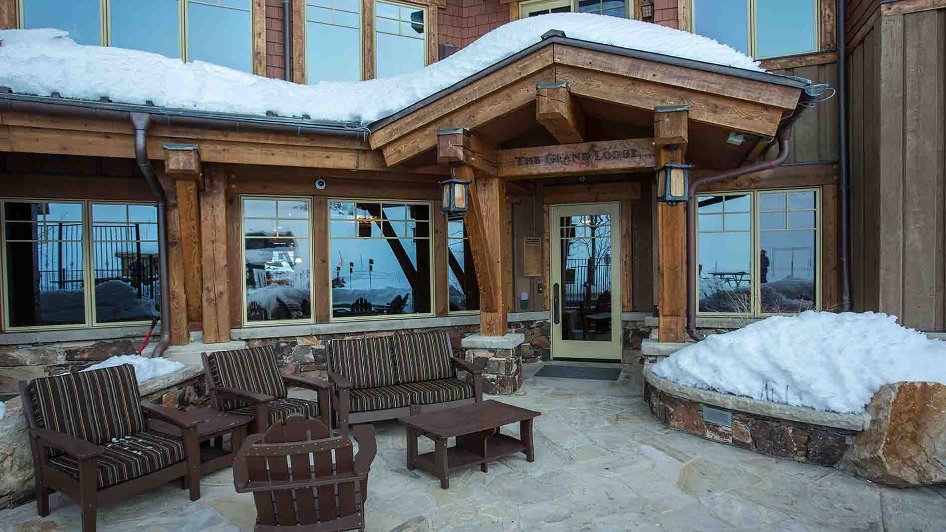 Grand Lodge Winter Exterior