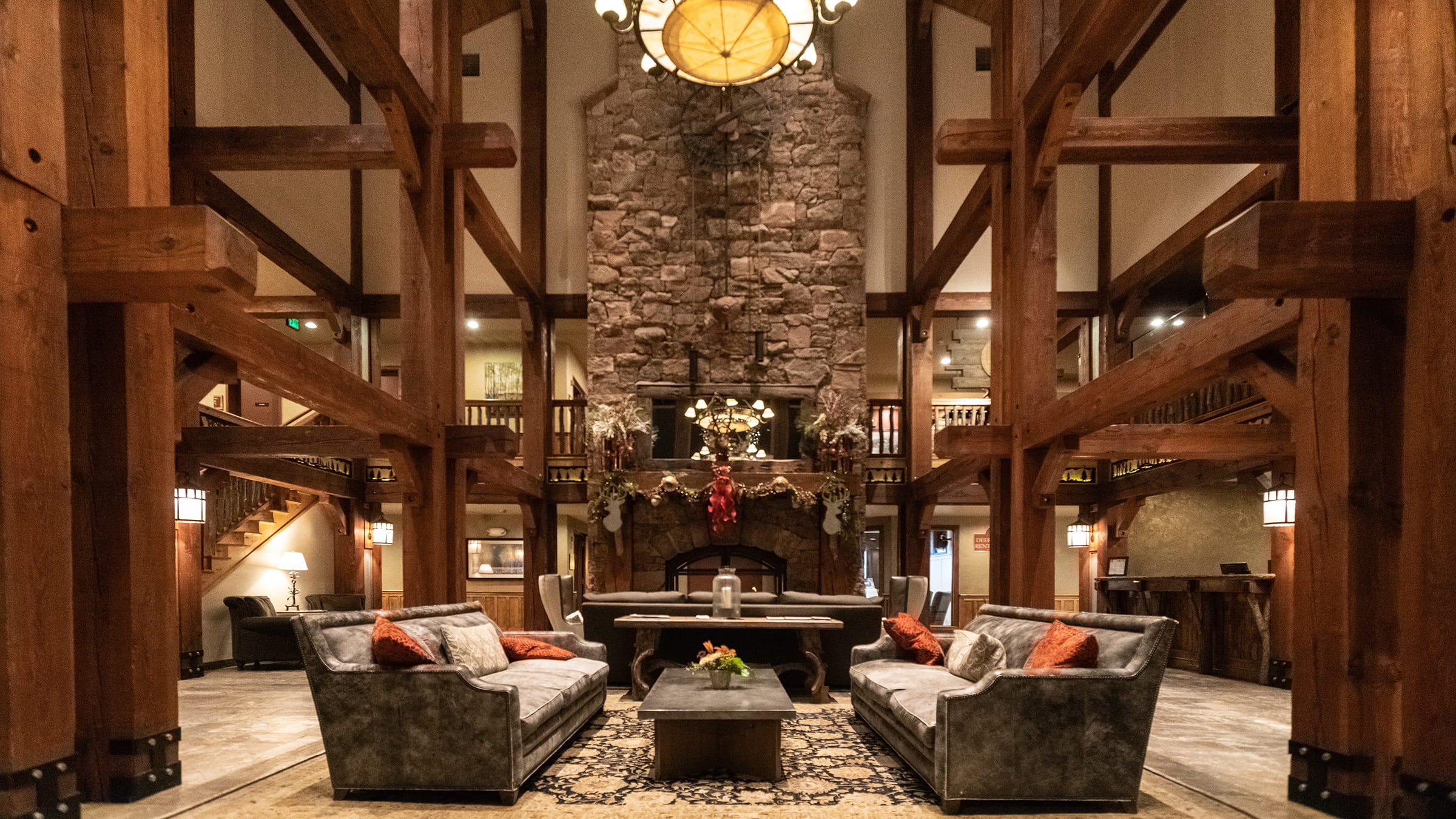 Lodges at Deer Valley lobby