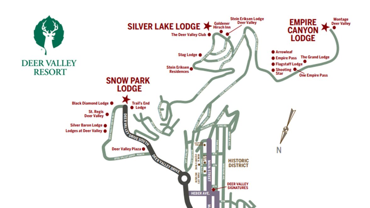 Lodging Area Map