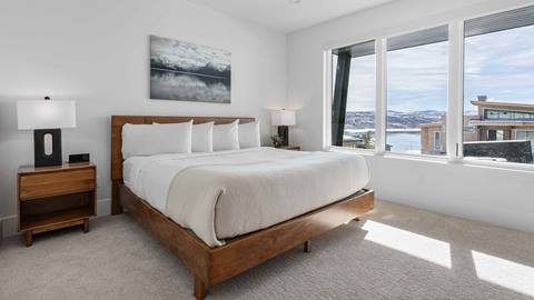 Bedroom in Deer Valley's luxury lodging property SkyRidge 1152