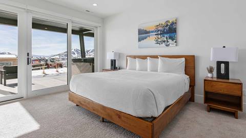 Bedroom in Deer Valley's luxury lodging property SkyRidge 1152