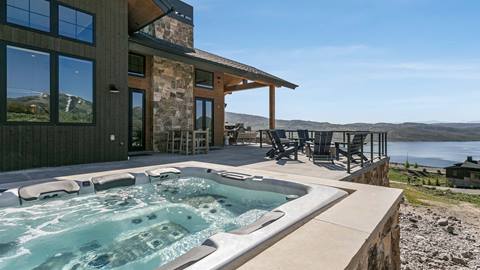 Deer Valley lodging property SkyRidge 11981 hot tub summer