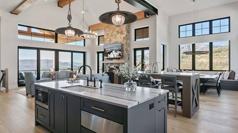 Deer Valley lodging property SkyRidge 11981 open concept living area