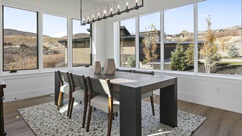 Dining room at Deer Valley lodging property SkyRidge 1245