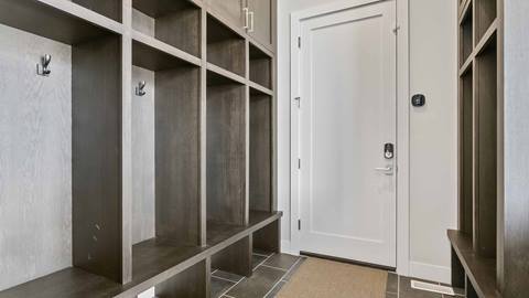 Ski storage in SkyRidge 1307 at Deer Valley.