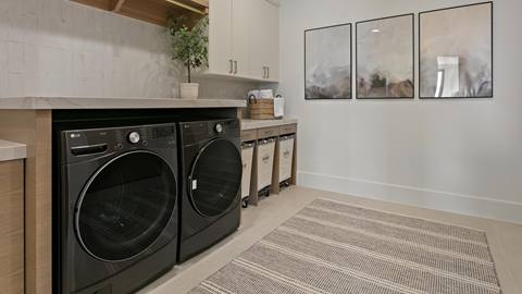 Laundry room at Deer Valley's luxury lodging property, SkyRidge 1643.