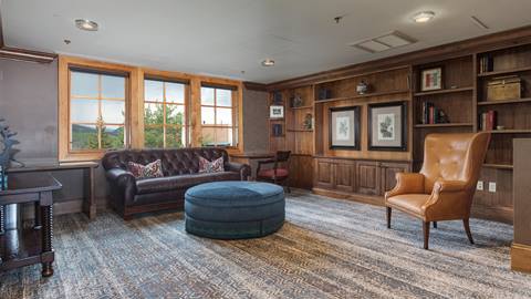 Stag Lodge sitting area