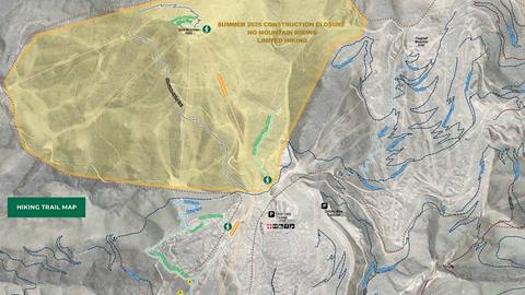 Deer Valley Summer Hiking Trailmap 2025