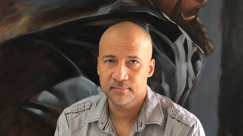 Headshot of artist, Lamont Joseph White