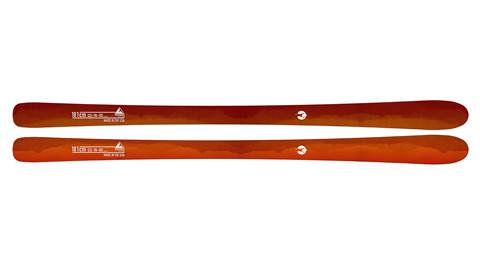 Orange Wagner Custom Deer Valley skis