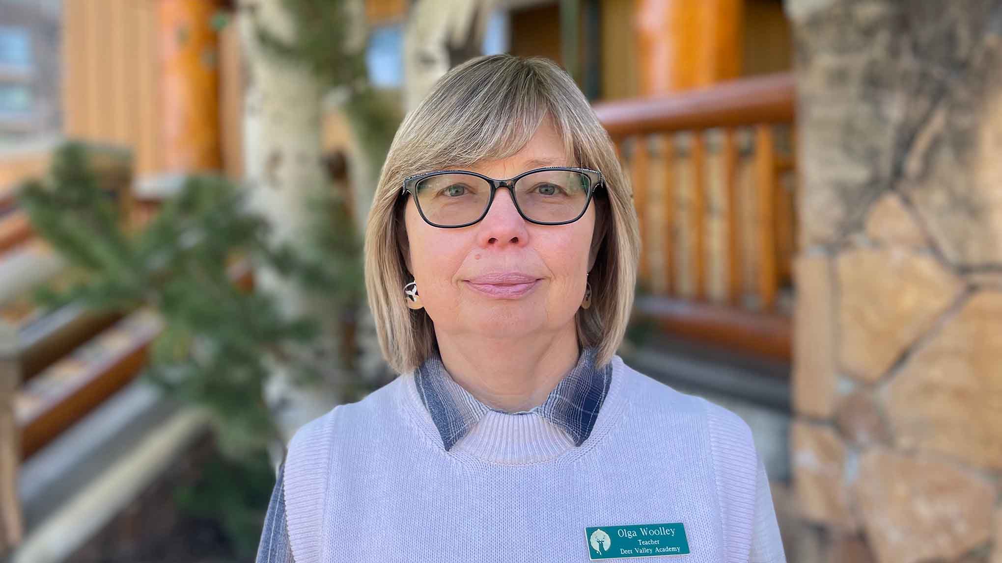 academy staff member smiling