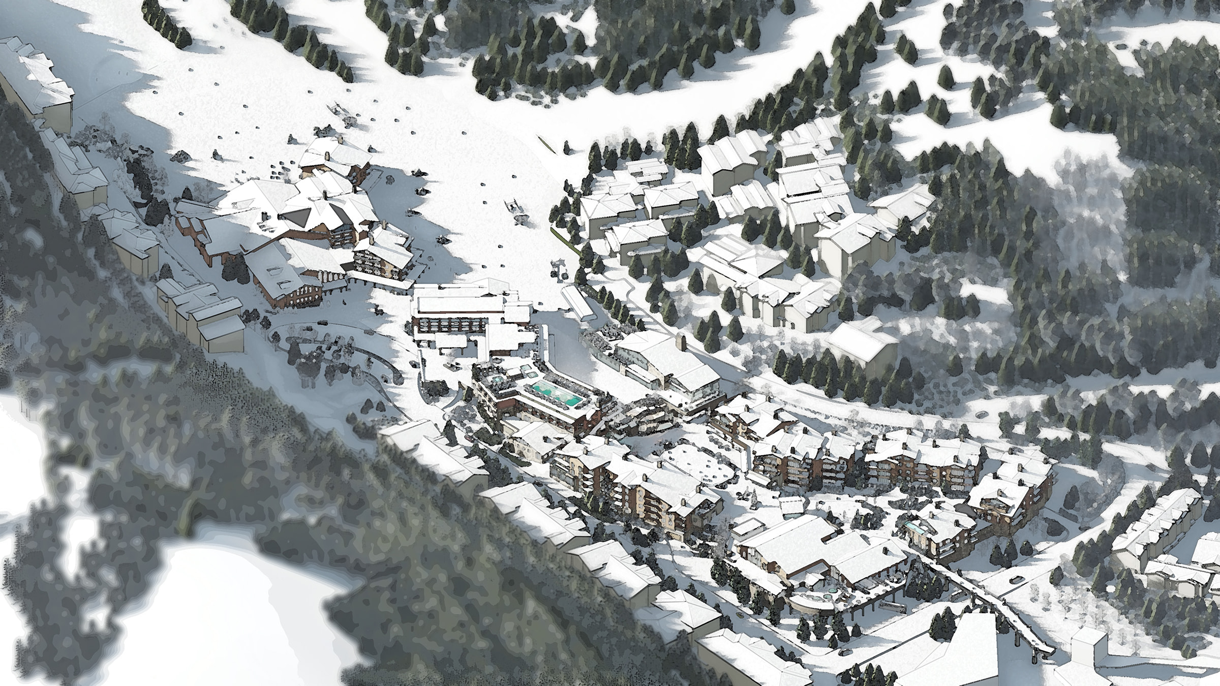 Snow Park Development Rendering
