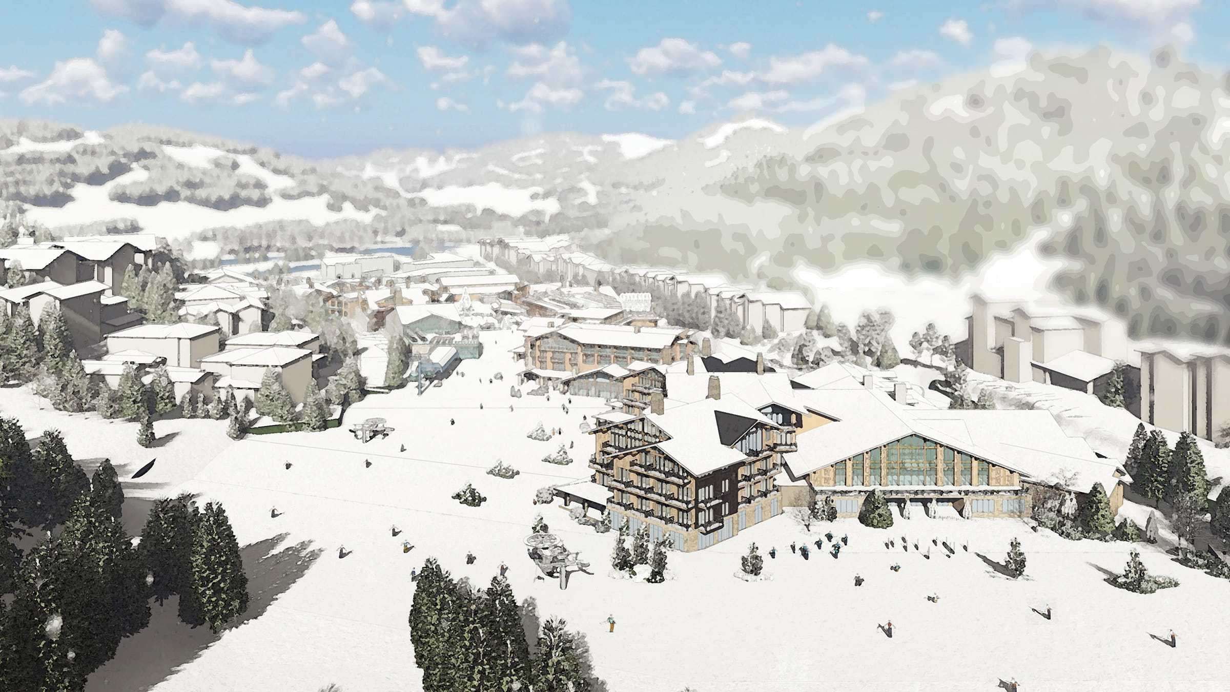 Snow Park Development Rendering