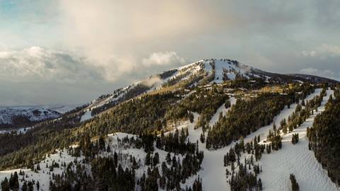 Bald Mountain at Deer Valley Resort in the winter