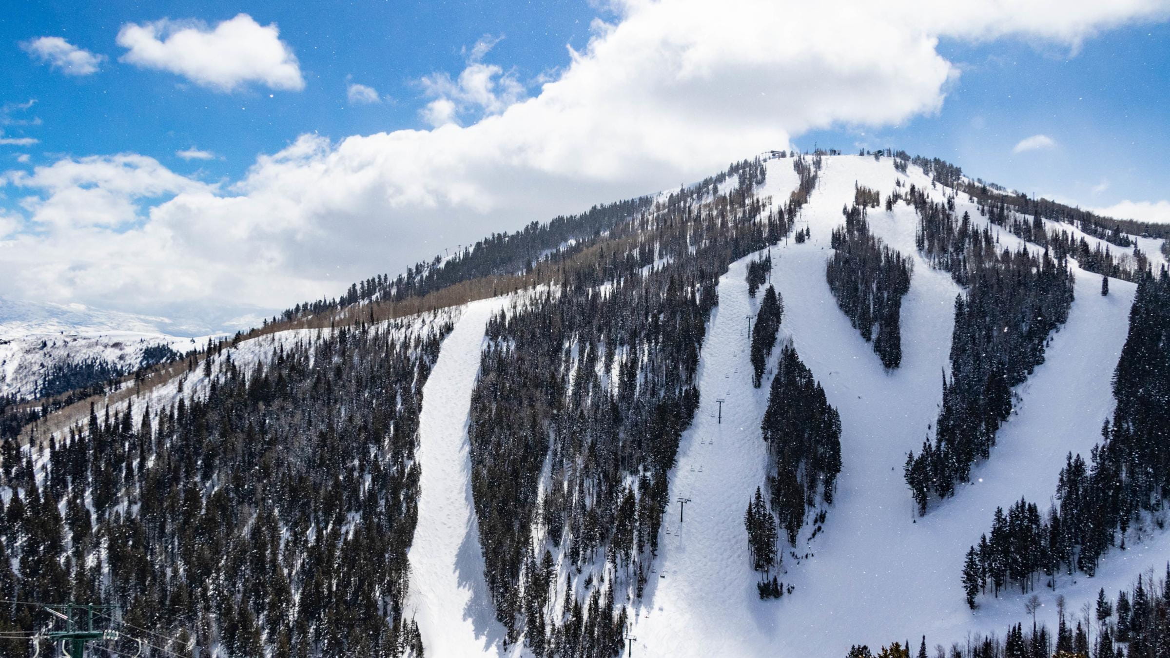Bald Mountain at Deer Valley Resort in the winter