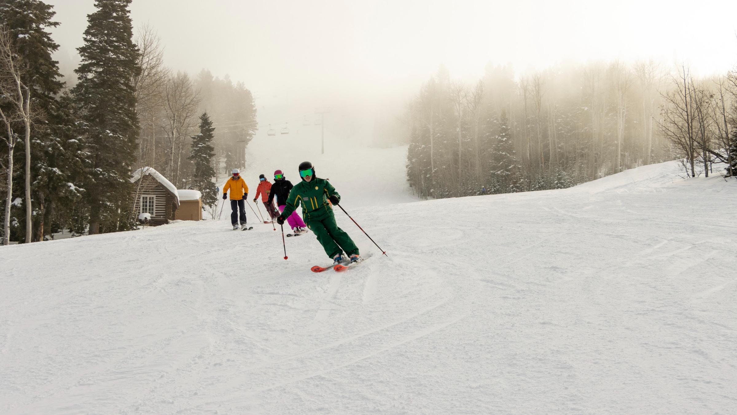 Ski lesson at Deer Valley