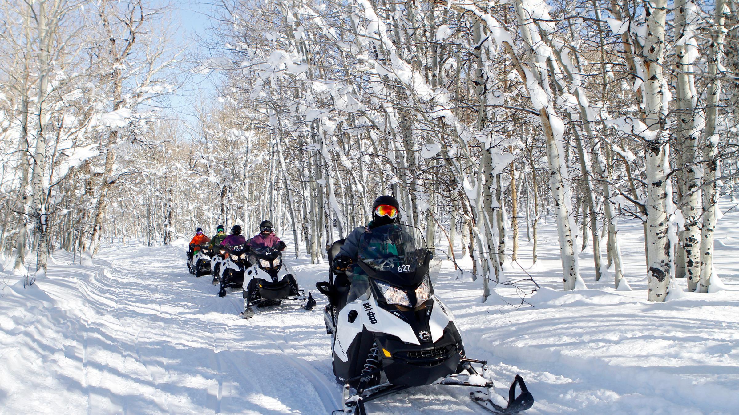 Snowmobile Tours Deer Valley Resort Park City Utah