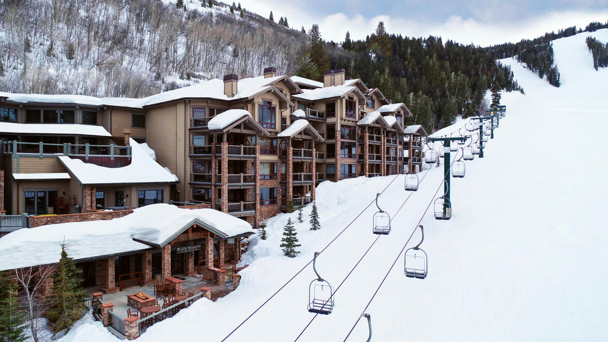 Black Diamond Lodge luxury slopeside condo rentals in Park City 